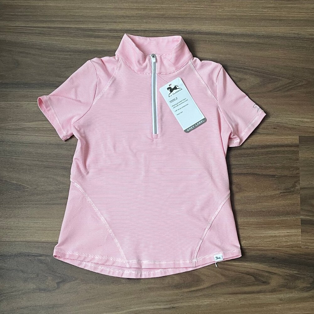 R. J. Classics Quarter Zip Short Sleeve Shirt - Youth Small